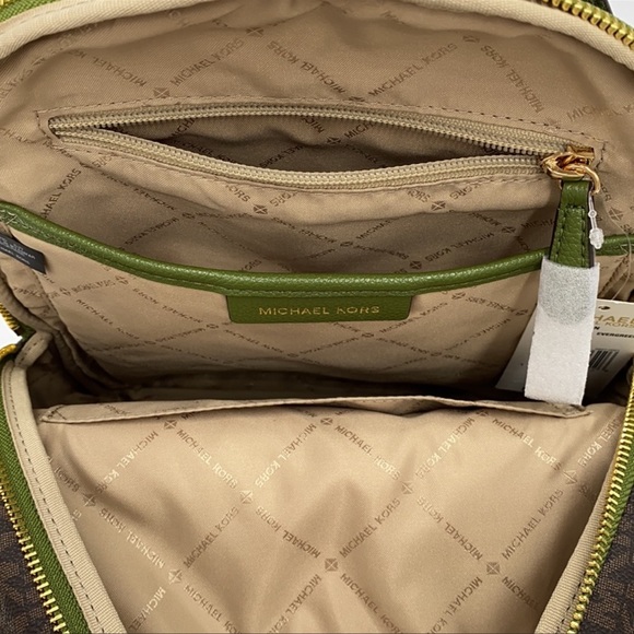 MICHAEL KORS ERIN MEDIUM BACKPACK EVERGREEN - Picture 12 of 16